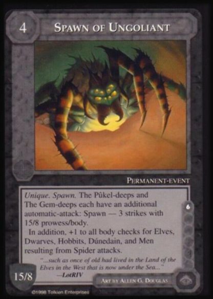 ugi games meccg the balrog spawn ungoliant ICE Tolkien card