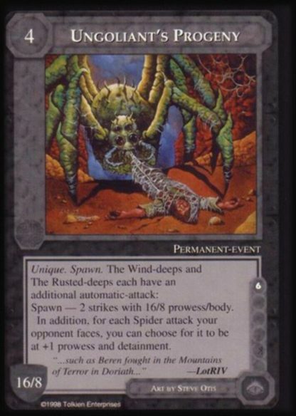 ugi games meccg the balrog ungoliant progeny ICE Tolkien card
