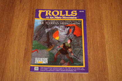 ugi games toys ice iron crown merp middle earth rpg book supplement trolls of the misty mountains 8103