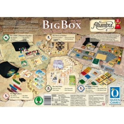 ugi games toys queen games alhambra big box english strategy board