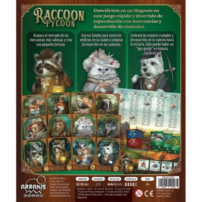 ugi games toys arrakis raccoon tycoon juego mesa español