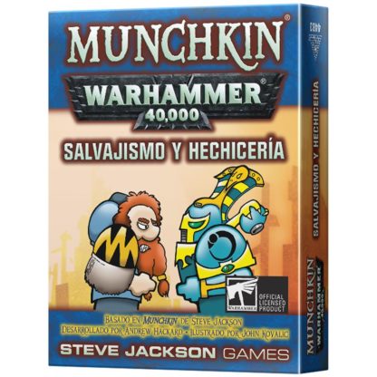 ugi games toys steve jackson munchkin warhammer 40k juego mesa cartas español expansion salvajismo y hechiceria