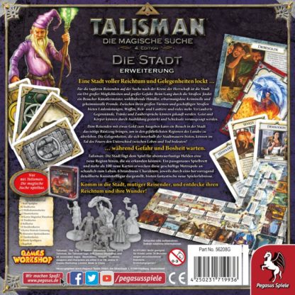 ugi games toys pegasus spiele talisman revised 4th edition english board game the city expansion