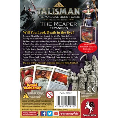 ugi games toys pegasus spiele talisman revised 4th edition english board game the reaper expansion
