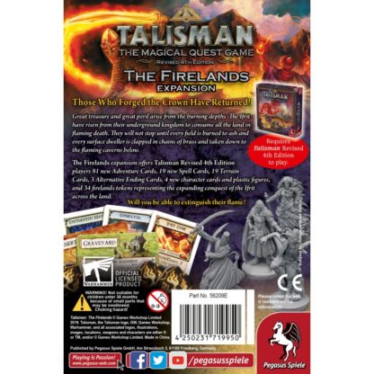 ugi games toys pegasus spiele talisman revised 4th edition english board game the firelands expansion