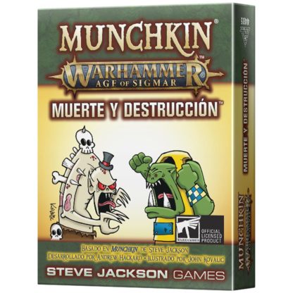 ugi games toys steve jackson munchkin warhammer era sigmar expansion muerte destruccion