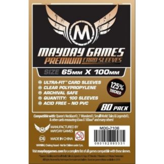 ugi games toys mayday premium magnum copper card sleeves 65 100 7106 fundas cartas