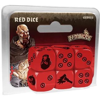 ugi games toys cmon limited zombicide black plague red dice pack accesorio juego mesa español