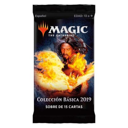 ugi games toys wizards coast mtg magic juego cartas español sobre coleccion basica 2019