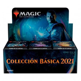 ugi games toys wizards coast mtg magic juego cartas español caja sobres coleccion basica 2021