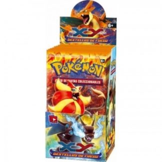 ugi games toys nintendo pokemon tcg juego cartas español caja sobres destellos fuego xy
