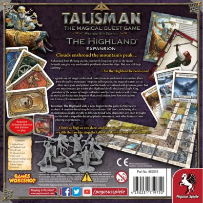ugi games toys pegasus spiele talisman english board highland expansion
