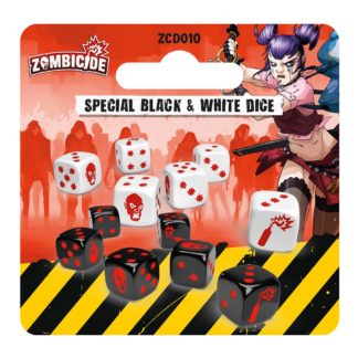 ugi games toys cmon limited zombicide juego mesa accesorio special black white dice dados