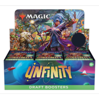 ugi games toys wizards coast myg magic english card game unfinity draft boosters display