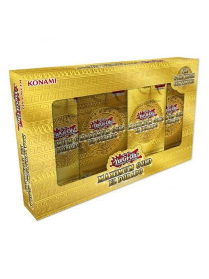 ugi games toys konami yugioh english card game maximum gold el dorado lid box