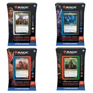 ugi games toys wizards coast mtg magic english card commander deck legends battle baldur gate dungeons dragons